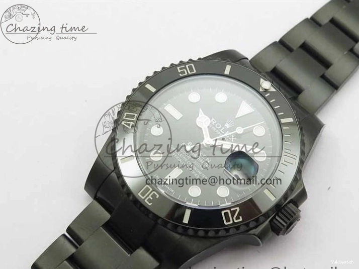 Steel V6F VS3135 1:1 V2 904L DLC Edition Submariner Black 116610 Blacken Best 0519